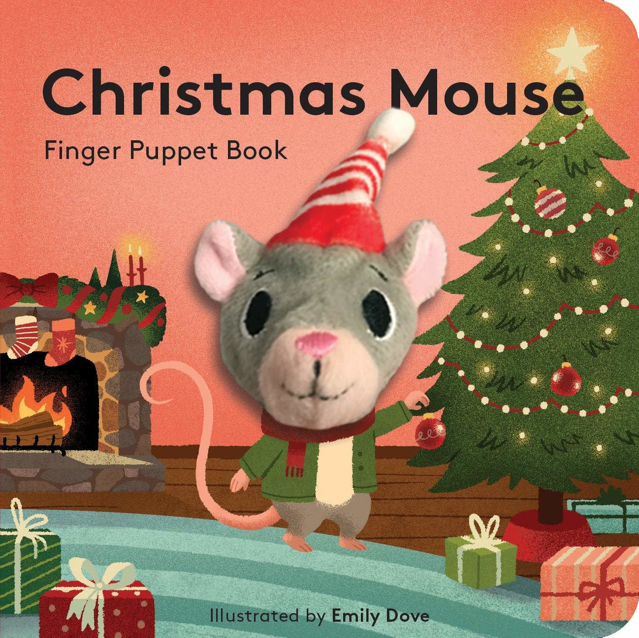 board book - finger puppet - christmas mouse by chronicle books