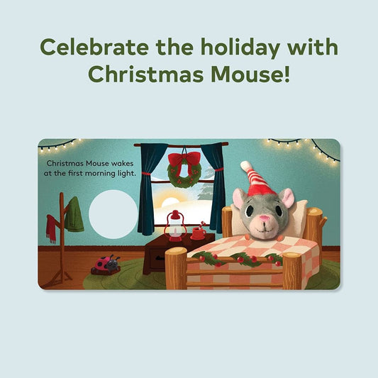 board book - finger puppet - christmas mouse by chronicle books