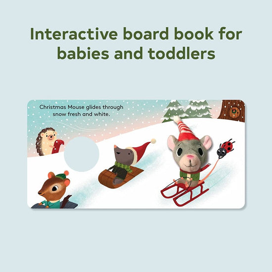 board book - finger puppet - christmas mouse by chronicle books