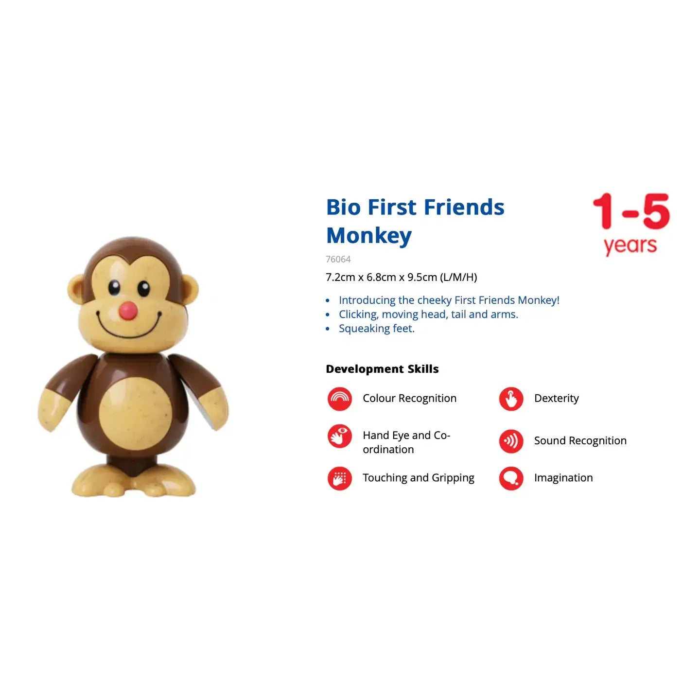 toy - first friends - monkey by speedy monkey