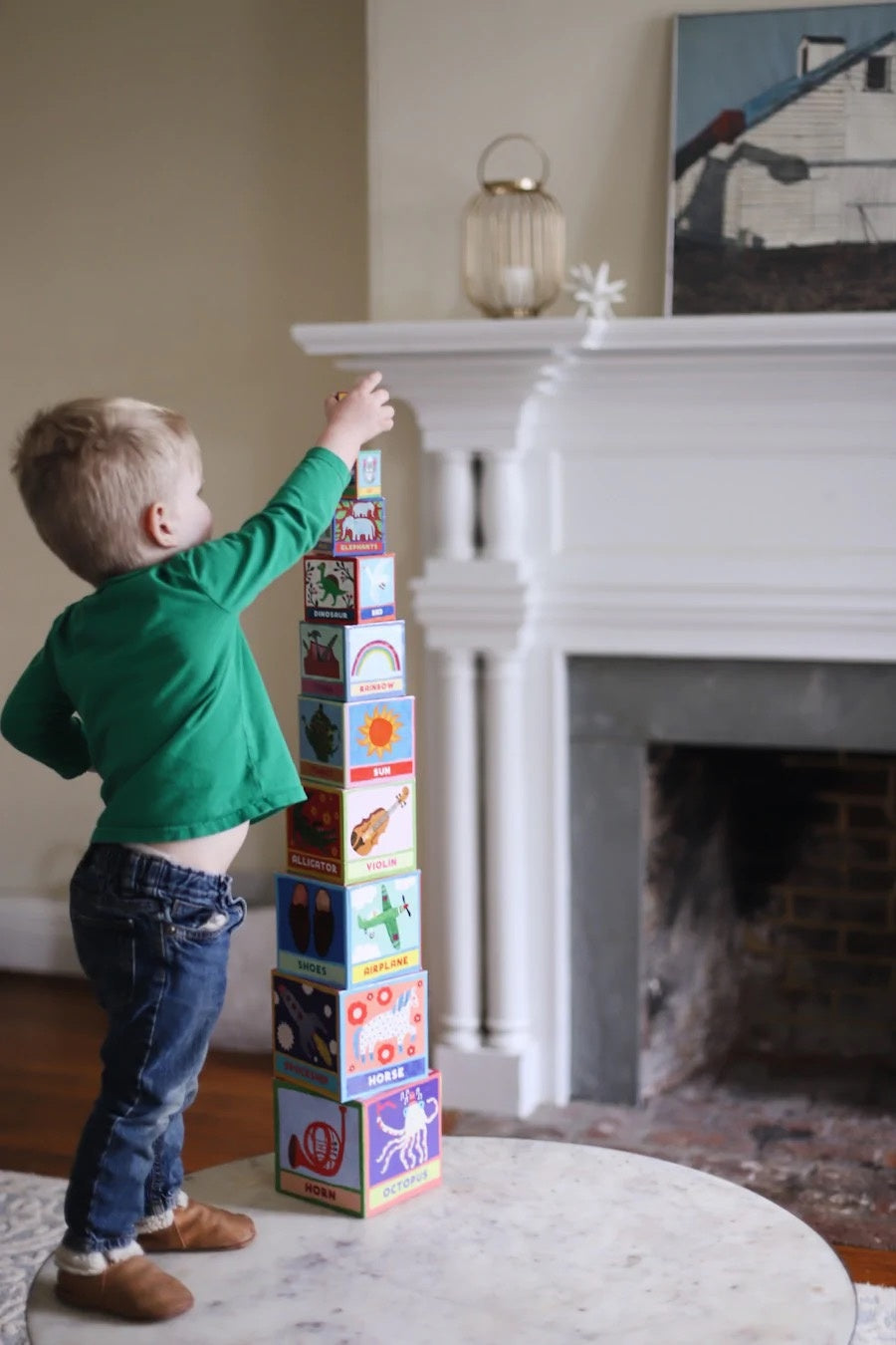 toy - tot tower - first words by eeboo
