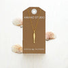 necklace - fish charm - 20" chain - 14kgp by amano studio