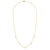 necklace - five graces pearl - 14k gold plate by amano studio