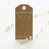 necklace - five graces pearl - 14k gold plate by amano studio