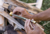 Tool | Fire Blower Telescoping | Brass + Steel