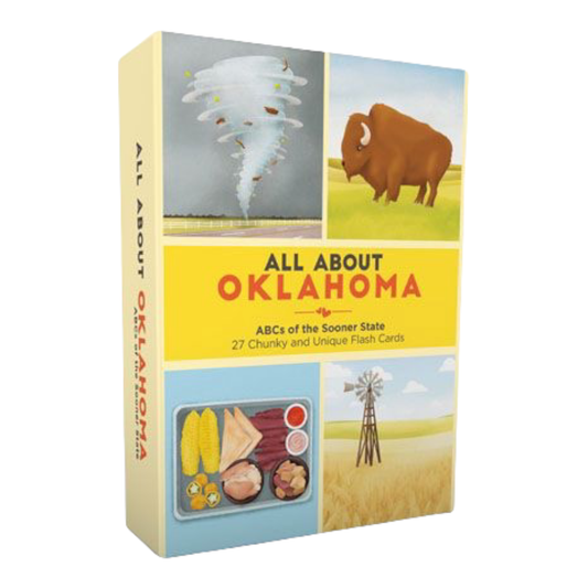 flash card set - all about oklahoma by gibbs smith
