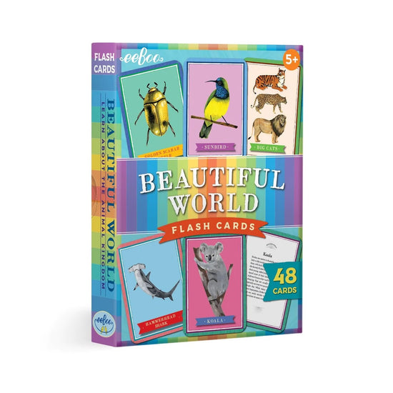 flash cards - beautiful world by eeboo