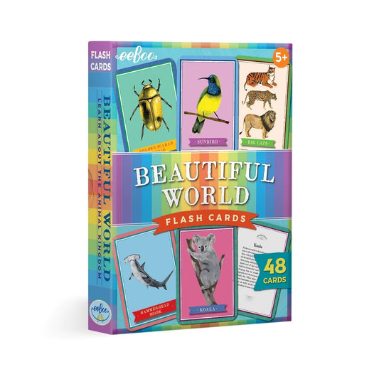 flash cards - beautiful world by eeboo