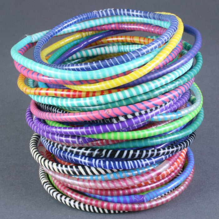 bangle - upcycled flip flop by steve parkes/the east africa co.
