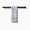 tea towel - microfiber - floral scallops by geometry house