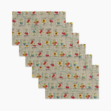 not paper towel™ set - microfiber - flower seed packs by geometry house