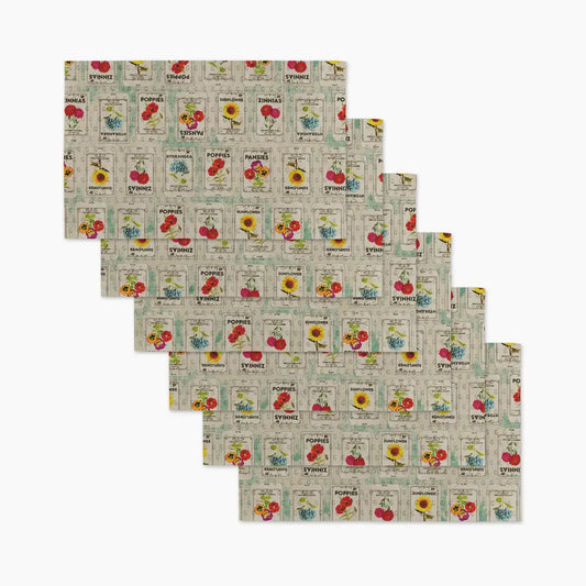 not paper towel™ set - microfiber - flower seed packs by geometry house