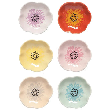 pinch bowl - flower-shaped - single (assorted) by now designs
