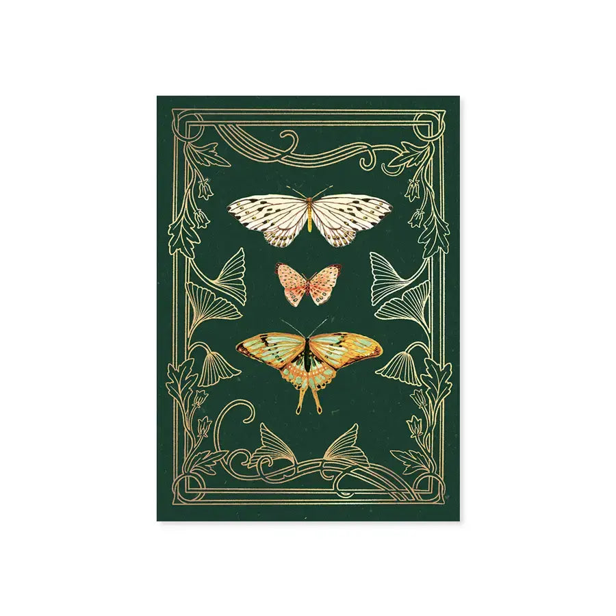 card - 3d pop-up - flutter butterflies & moths by uwp luxe