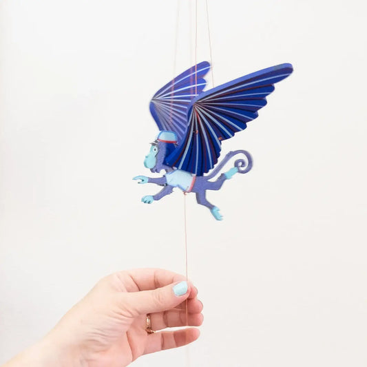mobile - flying monkey by tulia's artisan gallery