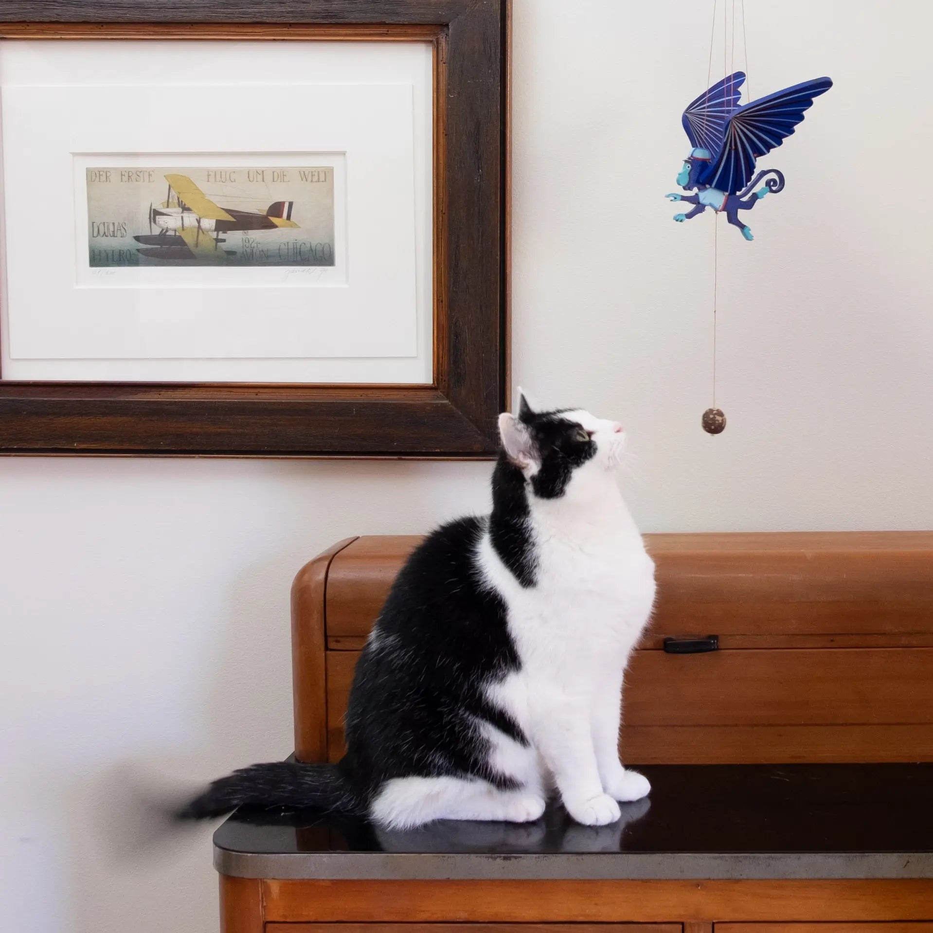 mobile - flying monkey by tulia's artisan gallery