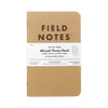 memo book - kraft field notes - 3-pack by field notes