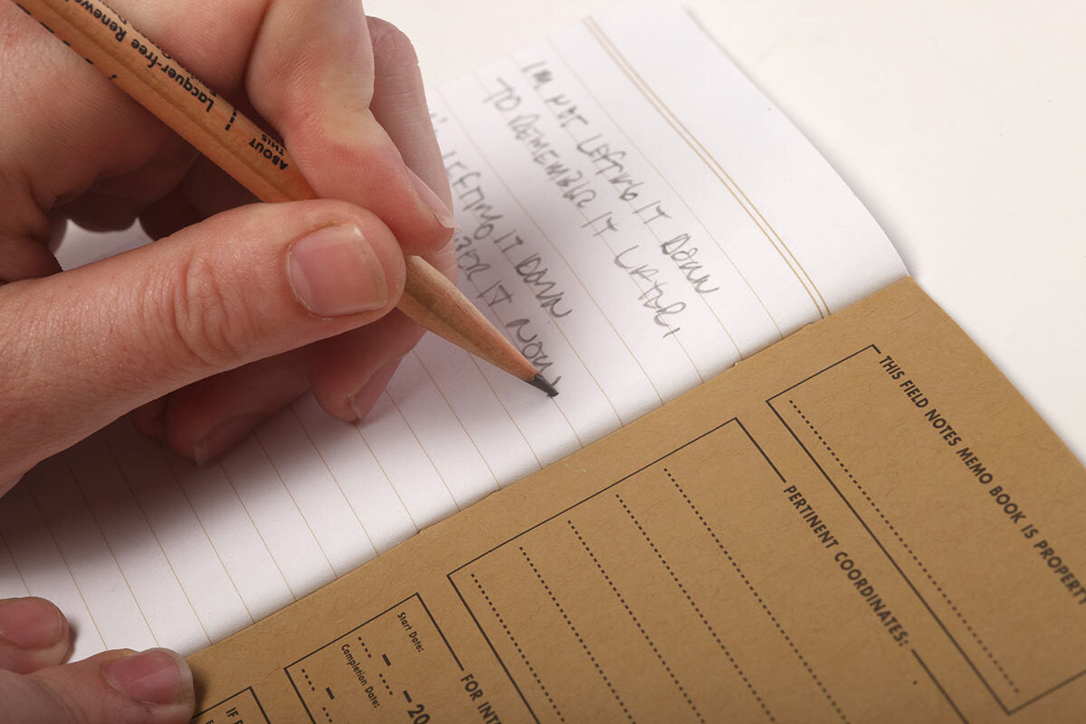memo book - kraft field notes - 3-pack by field notes