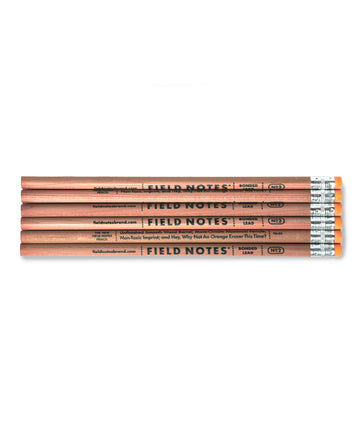 pencil - no. 2 woodgrain - 6-pack by field notes