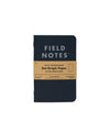 memo book - pitch black - dot graph - 3-pack by field notes
