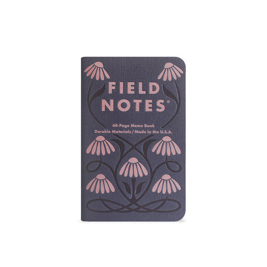 memo book - fall flowers ruled - 3-pack by field notes