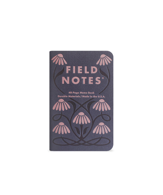memo book - fall flowers ruled - 3-pack by field notes
