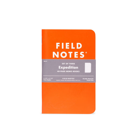 notebook - expedition waterproof - 3-pack by field notes