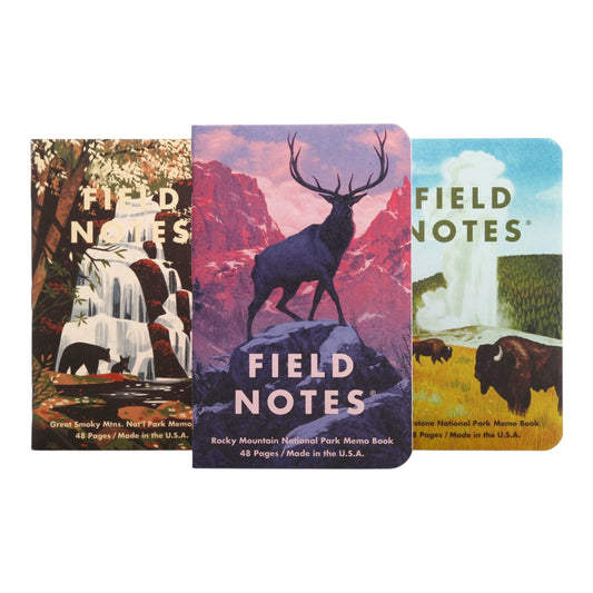 memo books - national parks - series c 3-pack by field notes