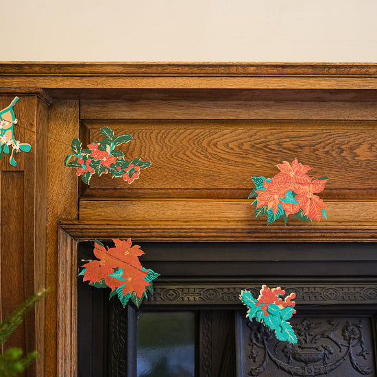 garland - recycled cotton paper - winter foliage by east end press