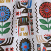 tea towel - microfiber holiday - folk deer by geometry house