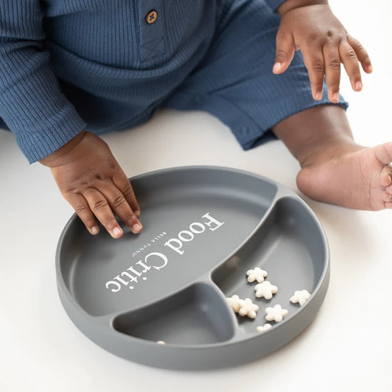 baby silicone suction plate - clean plate club by bella tunno