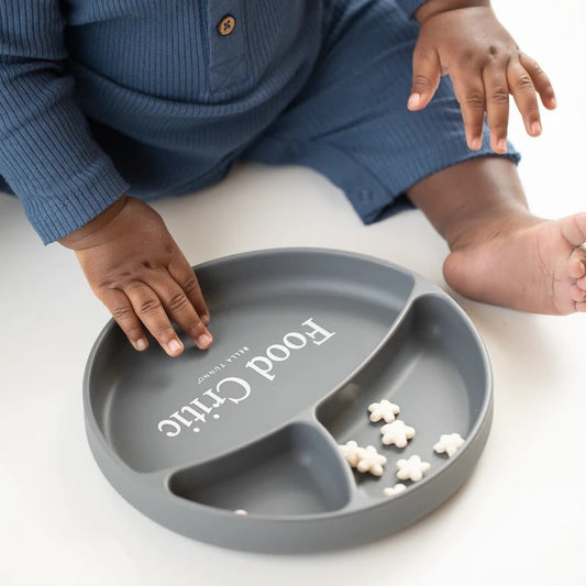 baby silicone suction plate - clean plate club by bella tunno