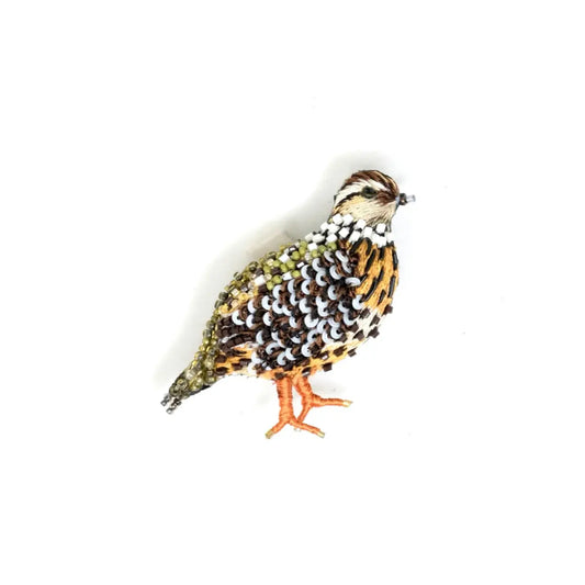 brooch pin - fool quail by trovelore