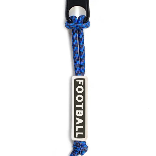 bag zipper tag - football by mudlove