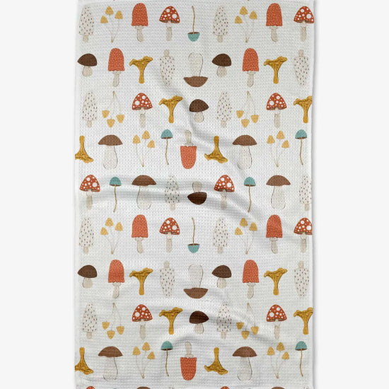 microfiber tea towel - foraging by geometry house