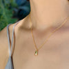 necklace - fortune beetle 19" - 18kgp by peter and june