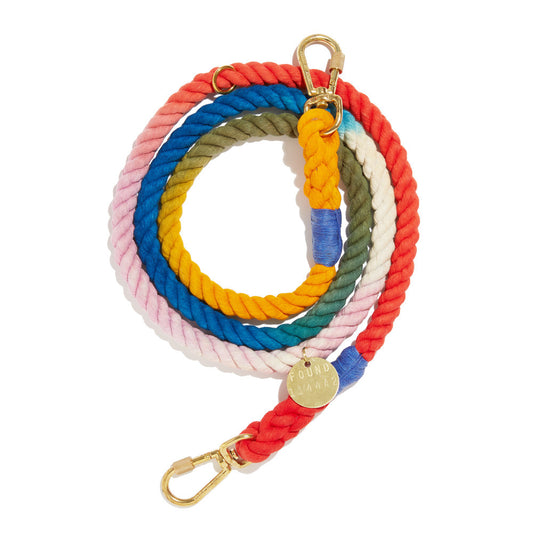 dog leash - cotton rope - adjustable by found my animal