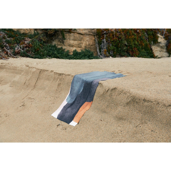 microfiber beach towel - happy days by geometry house