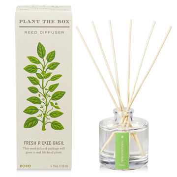 diffuser - fresh picked basil - 4oz by kobo candles