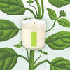 candle - fresh picked basil - 9oz by kobo candles