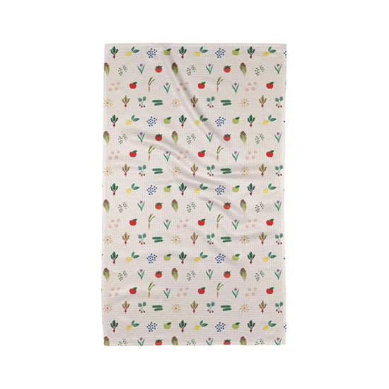 tea towel - microfiber - fresh produce by geometry house