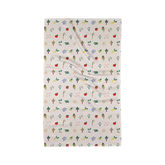 tea towel - microfiber - fresh produce by geometry house