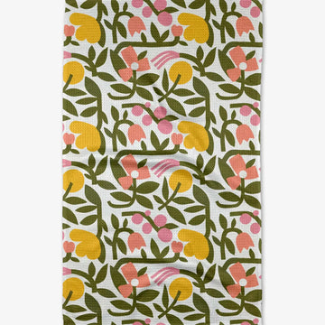 microfiber tea towel - fresh vines by geometry house