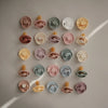 pacifier - brown rubber tip - assorted colors by mushie & co