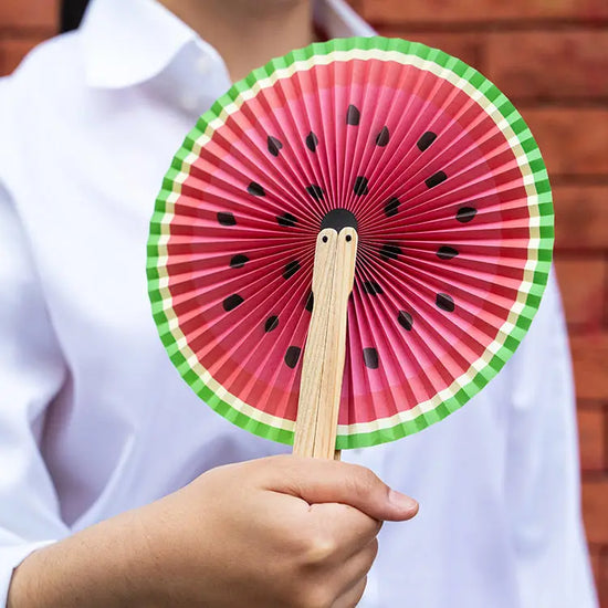 paper fan - fruity & sweet - assorted by kikkerland