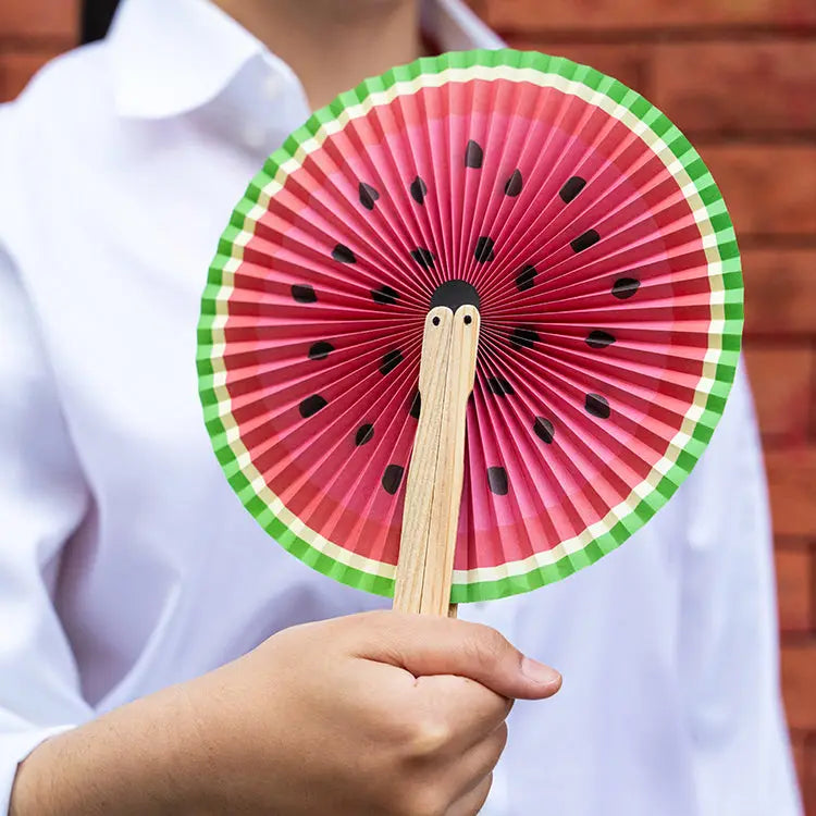 paper fan - fruity & sweet - assorted by kikkerland
