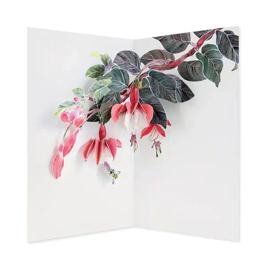 card - 3d pop-up - fuchsia by uwp luxe