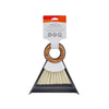 mini broom + dustpan - grey/white by full circle home