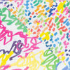 wrapping paper - 2-sided eco - funfetti/squiggles by wrappily eco gift wrap co.