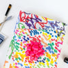 wrapping paper - 2-sided eco - funfetti/squiggles by wrappily eco gift wrap co.